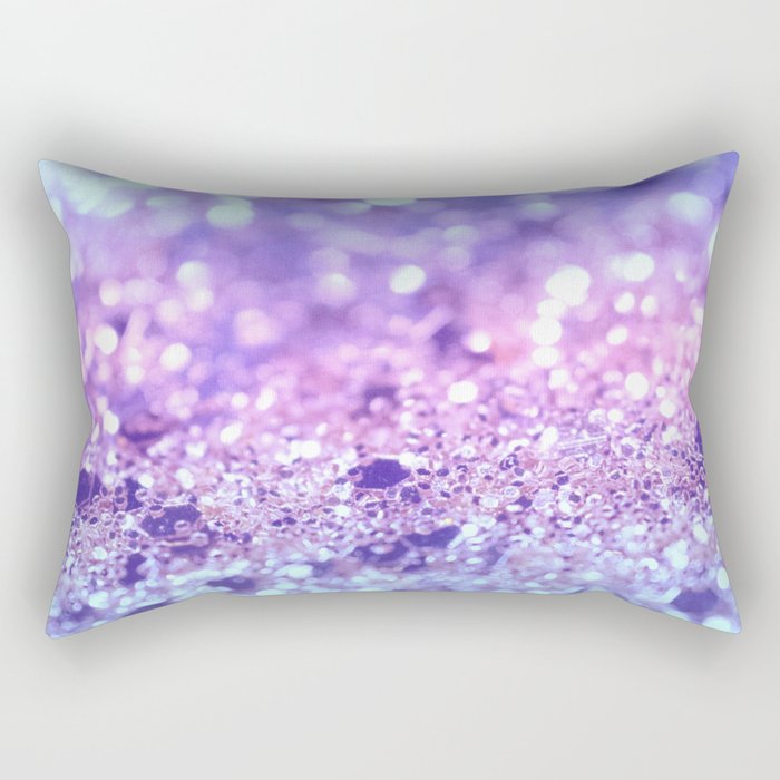 Summer Unicorn Girls Glitter #2 (Faux Glitter) #shiny #pastel #decor #art #society6 Rectangular Pillow