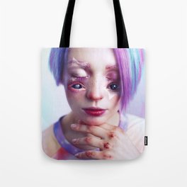 Starry Eyed Girl Tote Bag