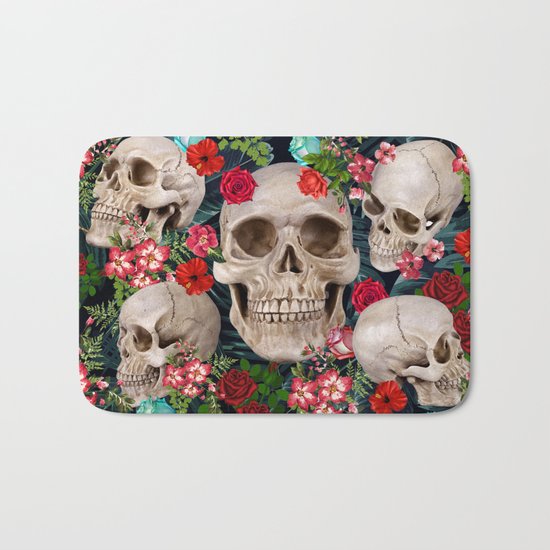 tropical scary Bath Mat