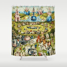 Hieronymus Bosch - The Garden Of Earthly Delights Shower Curtain