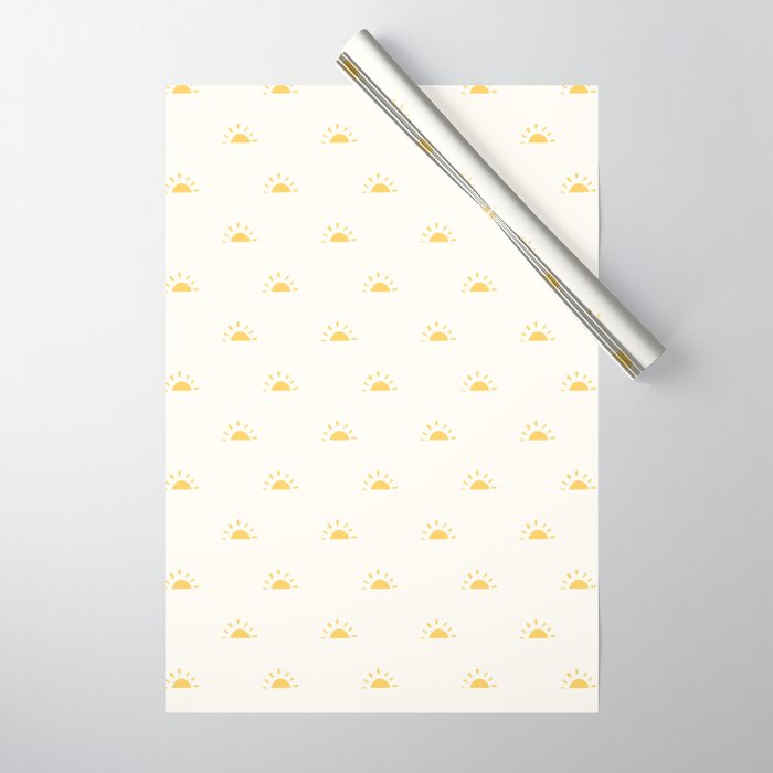 Natural Sunshine Pattern Wrapping Paper