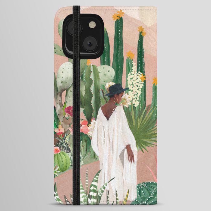 Dream cactus garden iPhone Wallet Case