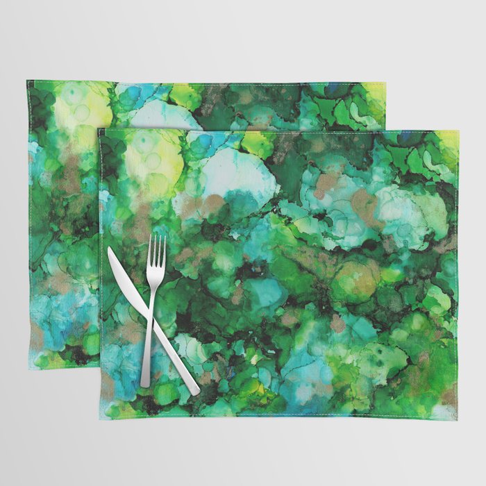 Abstractus Ink Green Placemat