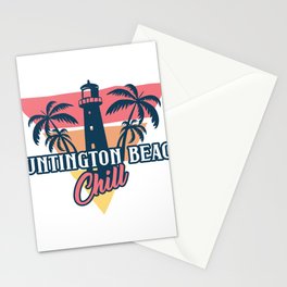Huntington beach chill Stationery Card