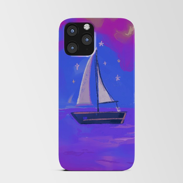 Blue Boat iPhone Card Case
