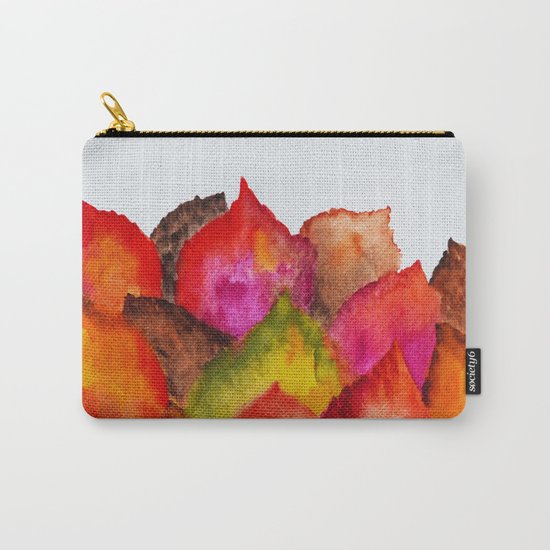 Autumn abstract watercolor 01 Carry-All Pouch