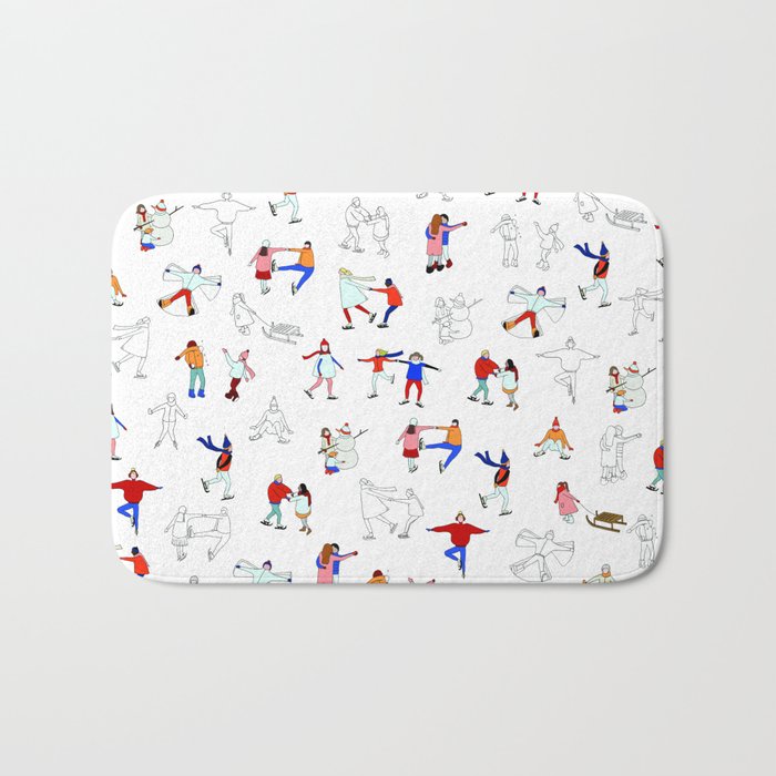 winter vibes Bath Mat