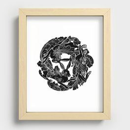 The Three Hares Recessed Framed Print