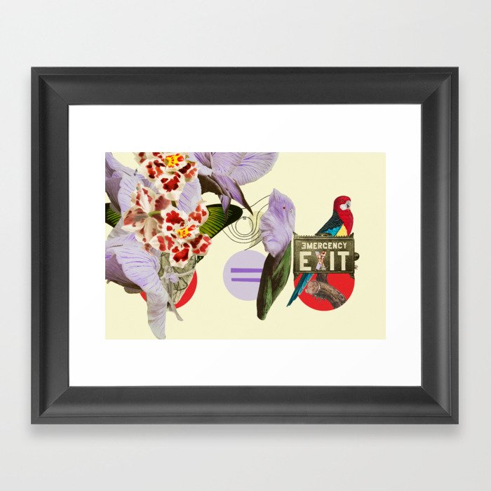 Is the Magic Human Heart the Emergency Exit Framed Art Print
