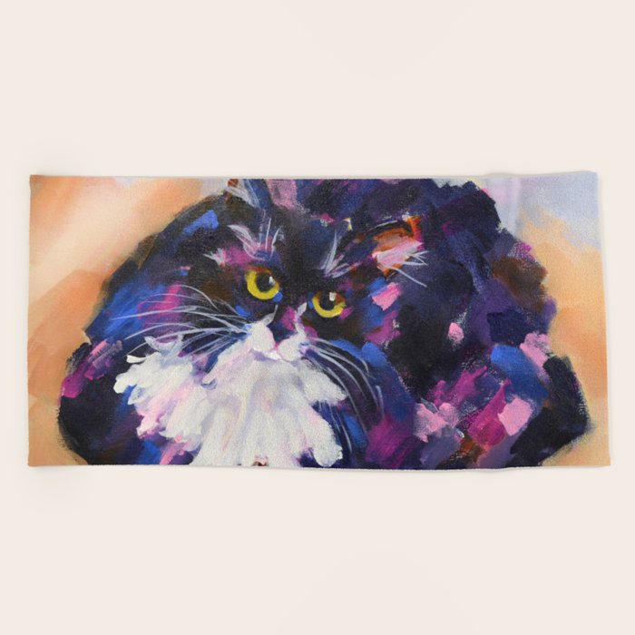 Tux Deluxe Beach Towel By Pamelagatens Society6 Tux Deluxe Beach Towel