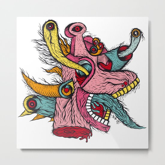 Give a Monkey a Brain and He'll Swear He's the Center of the Universe Metal Print