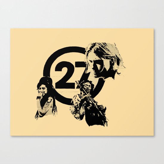 27 club Canvas Print