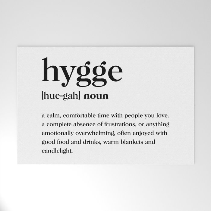 Hygge Definition Welcome Mat