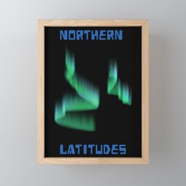 Northern Latitudes Aurora Framed Mini Art Print