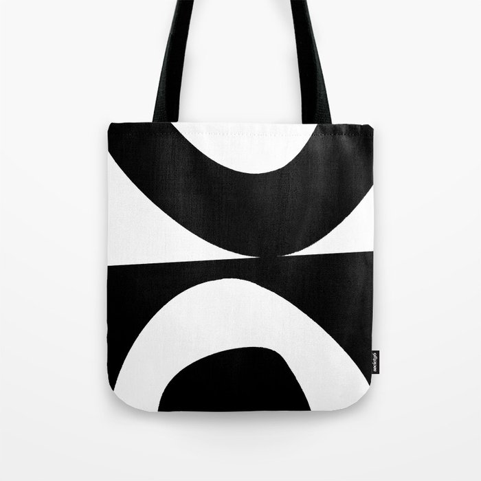 Black and white Tote Bag