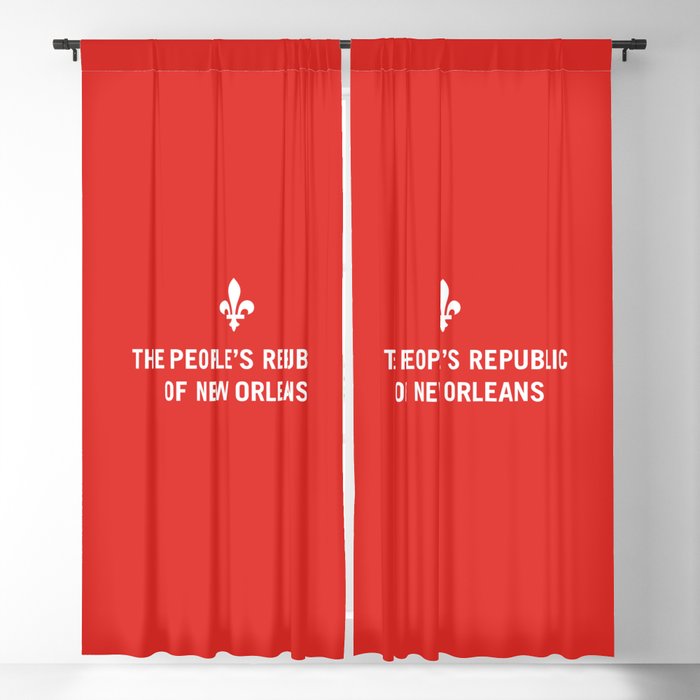 The People's Republic of New Orleans Blackout Curtain