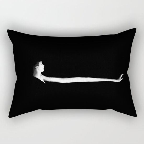 Touching From a Distance Rectangular Pillow
