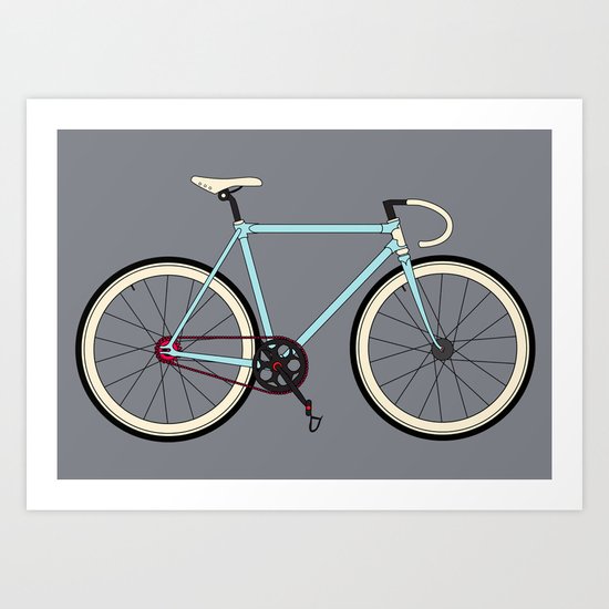 Classic Road Bike Art Print