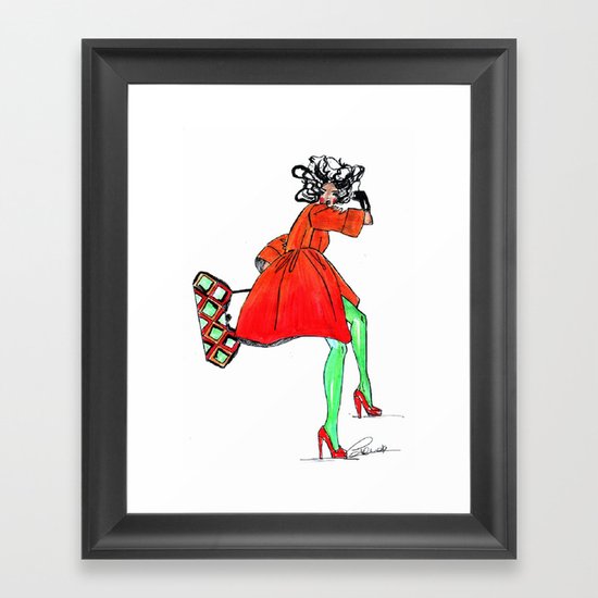 Fashion Sale....RUN! Framed Art Print