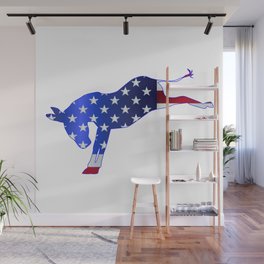 Democrat Donkey Flag Wall Mural