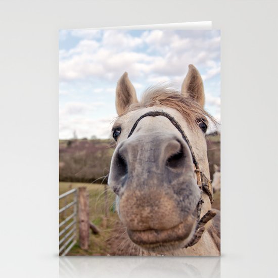look at my horse... Stationery Cards