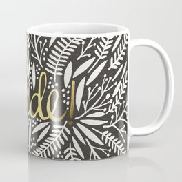 Pardon My French – Gold on Black Mug