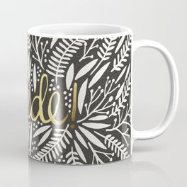 Pardon My French – Gold on Black Coffee Mug