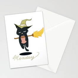 Cat mondays Stationery Cards