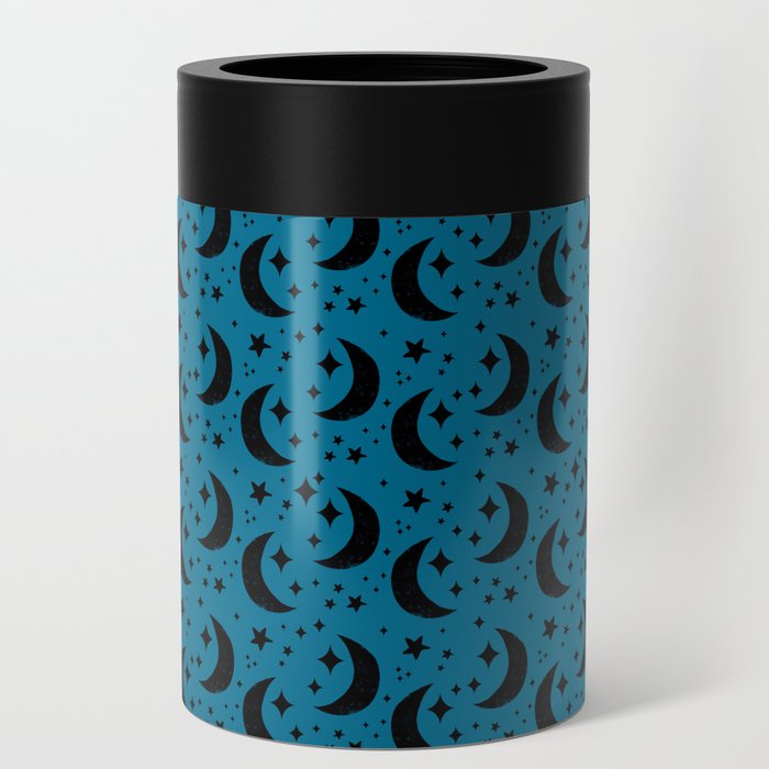  Moon and Stars Blue Can Cooler