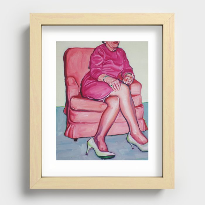 She's a Lady Recessed Framed Print