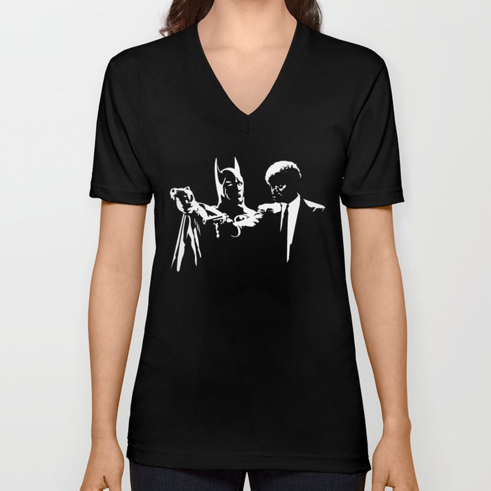 Does he look like a Bat? V Neck T Shirt