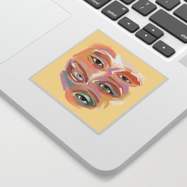 Surreal Eye Painting Sticker