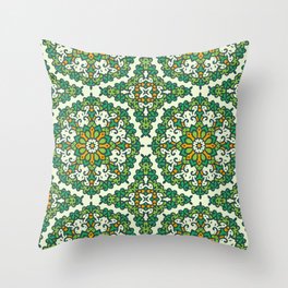 Traditional Moroccan Mosaic Throw Pillow