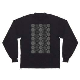 Liquid Light Series 30 ~ Grey Abstract Fractal Pattern Long Sleeve T-shirt