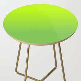 LIME GREEN OMBRE PATTERN Side Table