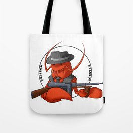 Mobster Lobster Tote Bag