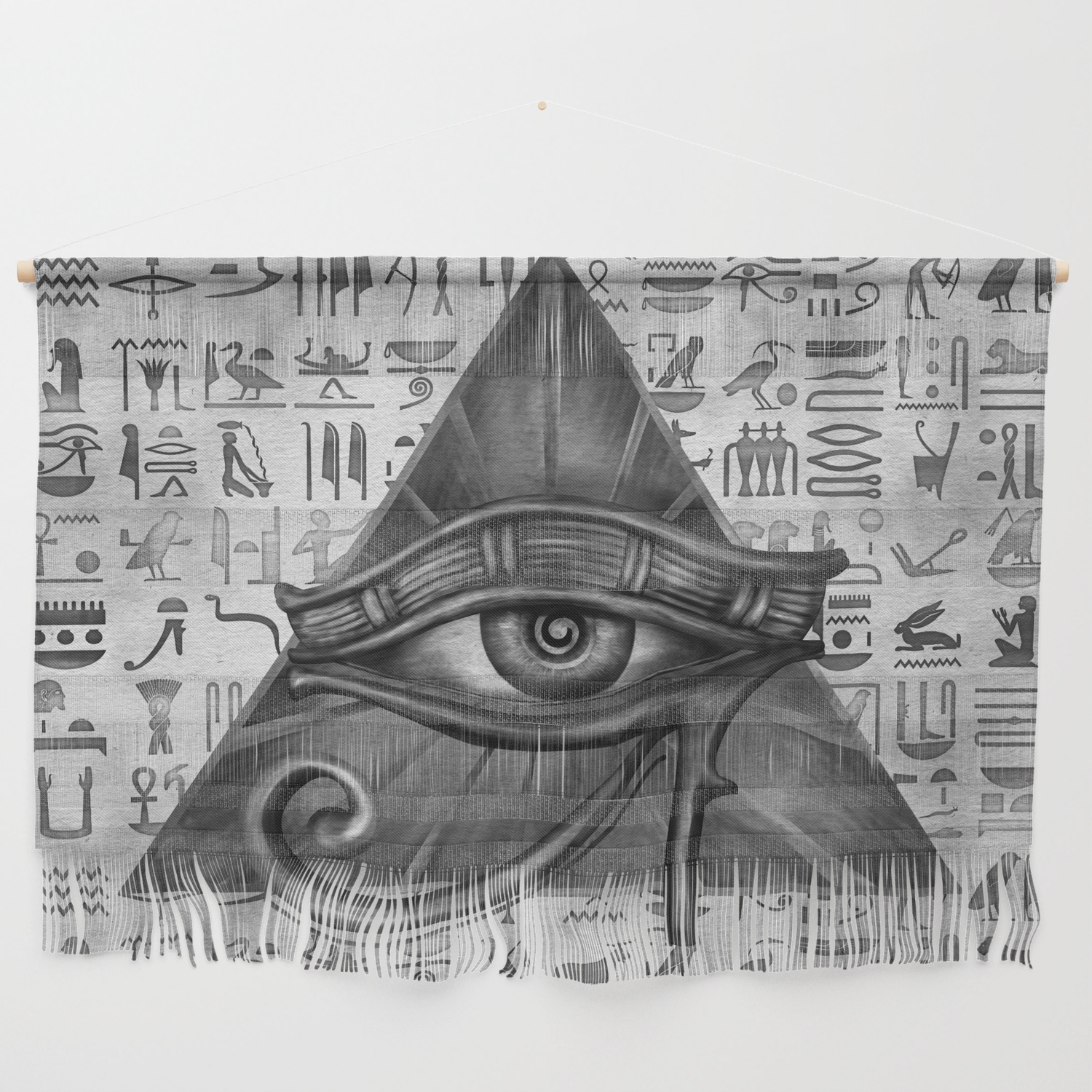 Multi Eye Of Horus Wall Hanging Cotton Tapestry Posters Textile Table Cloth Art 