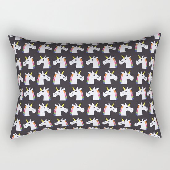 I Love Unicorns Rectangular Pillow