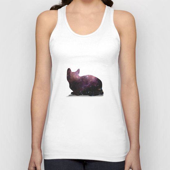 Willow the Galaxy Cat! Unisex Tank Top
