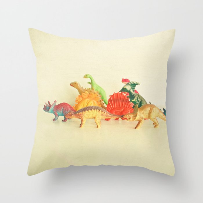 Walking With Dinosaurs Throw Pillow