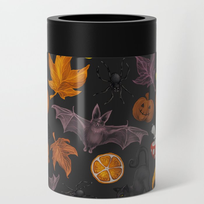 October pattern Can Cooler