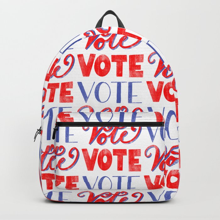 Red white cheap and blue backpack