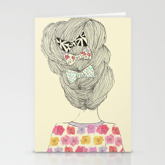 I Love Bows Stationery Cards