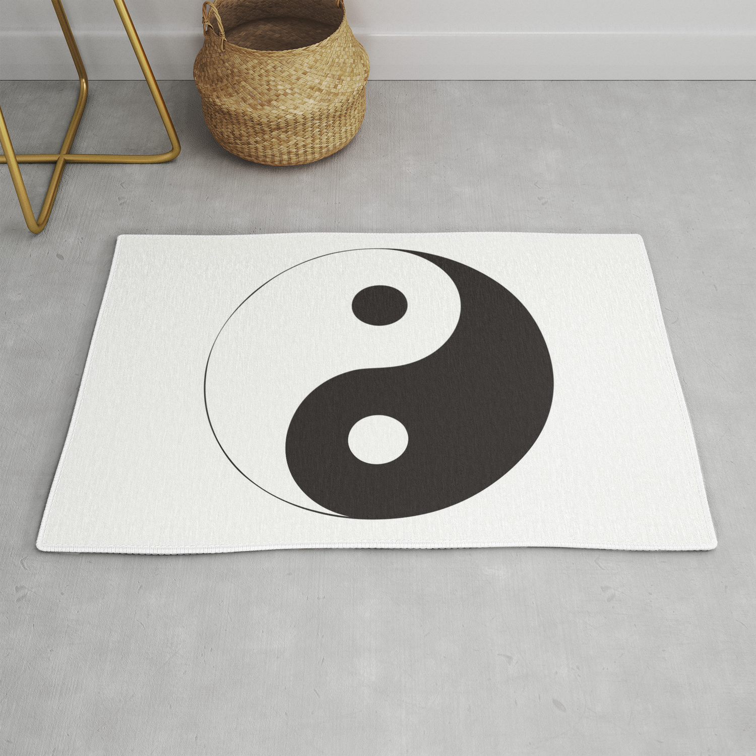 Yin Yang Abstract Art Rug By Brucealmighty Society6