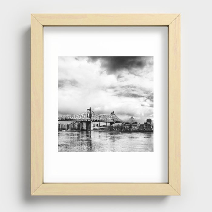 Queensboro Bridge. Recessed Framed Print