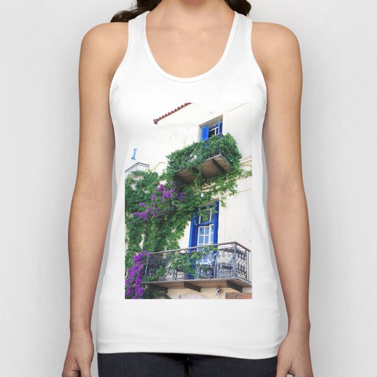 Chania Old Town View Unisex Tank Top