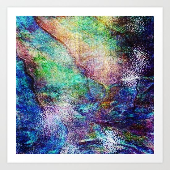Mermaid Sea Ocean Shell Art Print