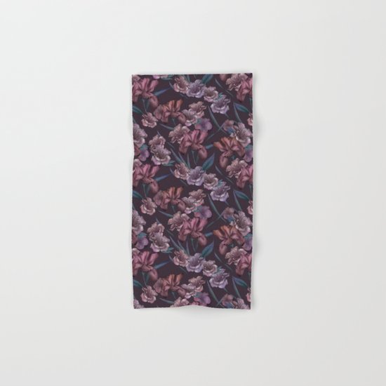 Hand-Drawn Bohemian Floral Hand & Bath Towel