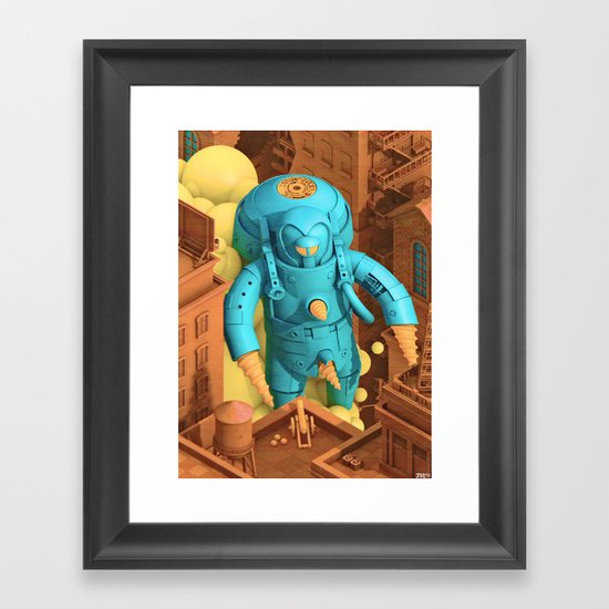 Atlas III vs. Cannon Framed Art Print