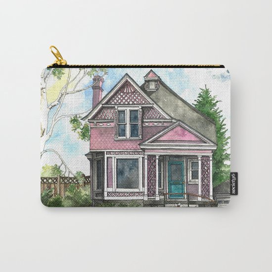 The Violet Lady in Spring Carry-All Pouch